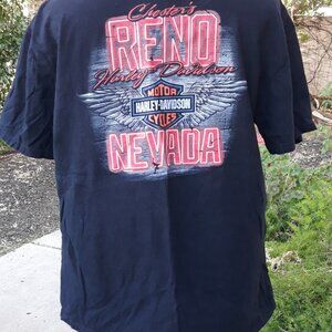 Harley Davidson TSHIRT Size XL Chester's Reno HD Nevada